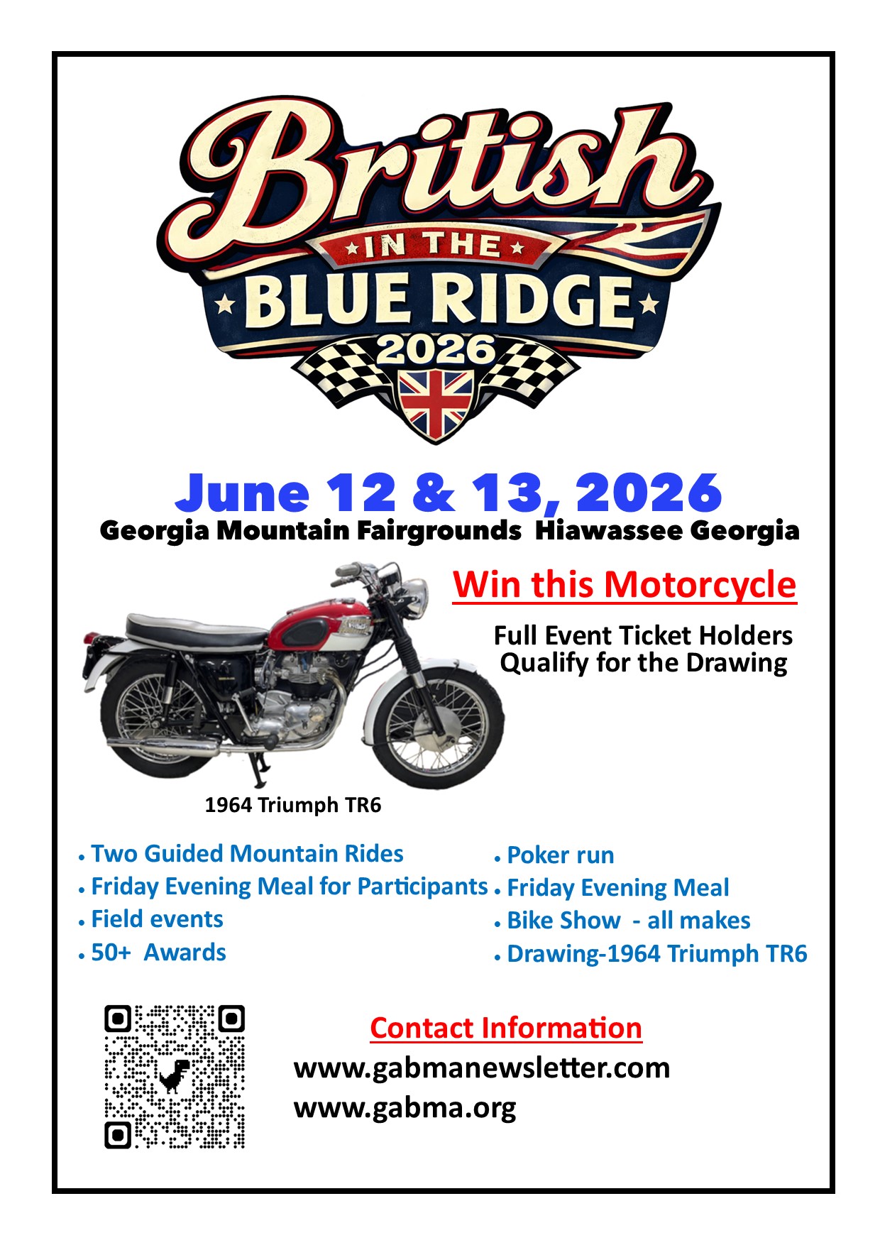 2026 British in the Blue Ridge Rally